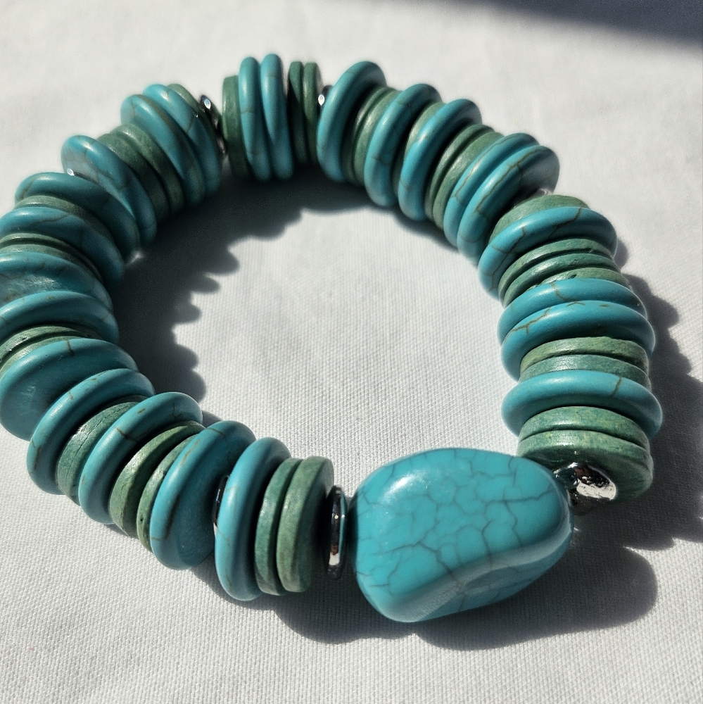 4 piece ChicosTurquoise Mania Jewelry - Picture 4 of 7
